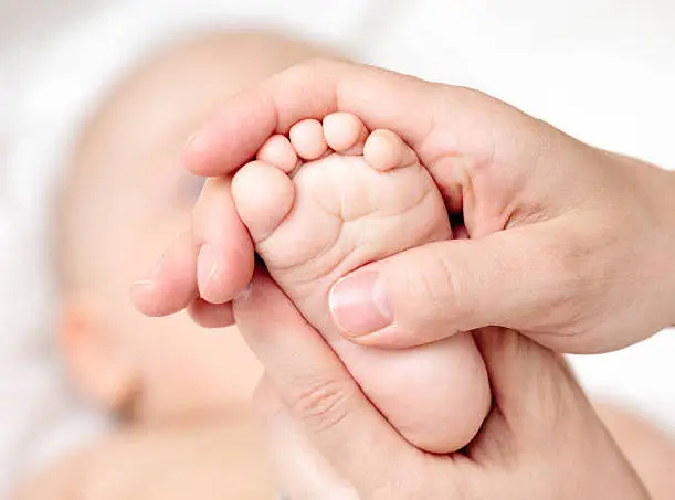 massage pour bébé